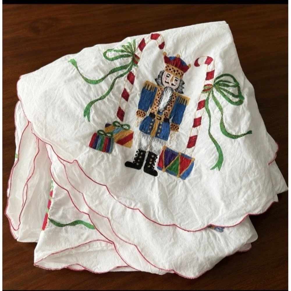 Handmade vintage embroidered